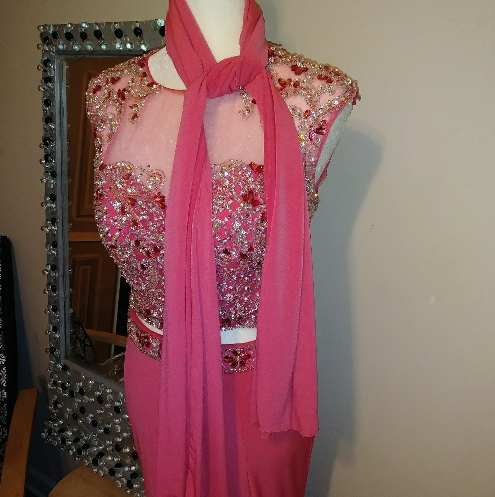 "Bedazzled" 3 piece Evening/Prom Dress